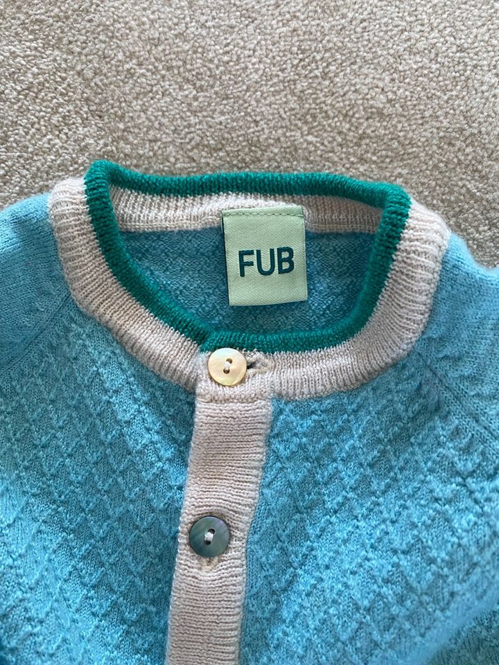 FUB Strickjacke*Ungetragen!*110*Blau*Wolle in Hamburg