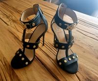 Fast neue High-Heel-Sandalette "Tiffy" Guess Gr.36 Schwarz/Gold Nordrhein-Westfalen - Witten Vorschau