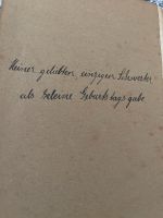 Antikes Buch mit Widmung Niedersachsen - Lehrte Vorschau