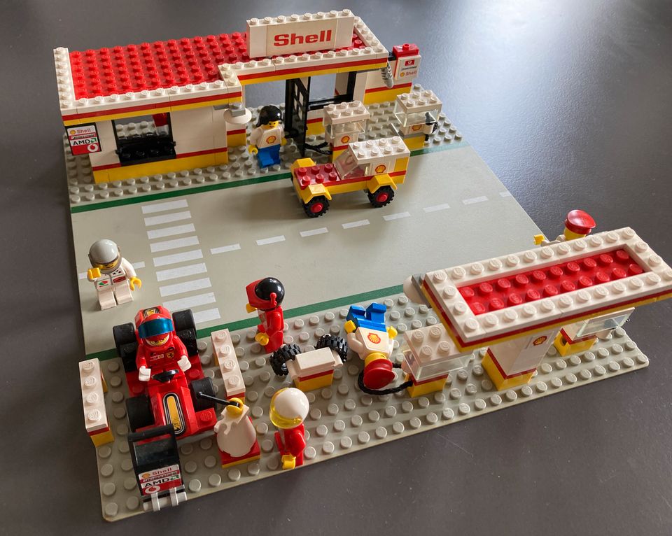 Legoland Shell Tankstelle Set 377, 1978, Umbau in Berlin