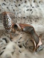 ASOS High Heel Sling Pumps mit Schmucksteine roségold 39 Bayern - Windberg Vorschau