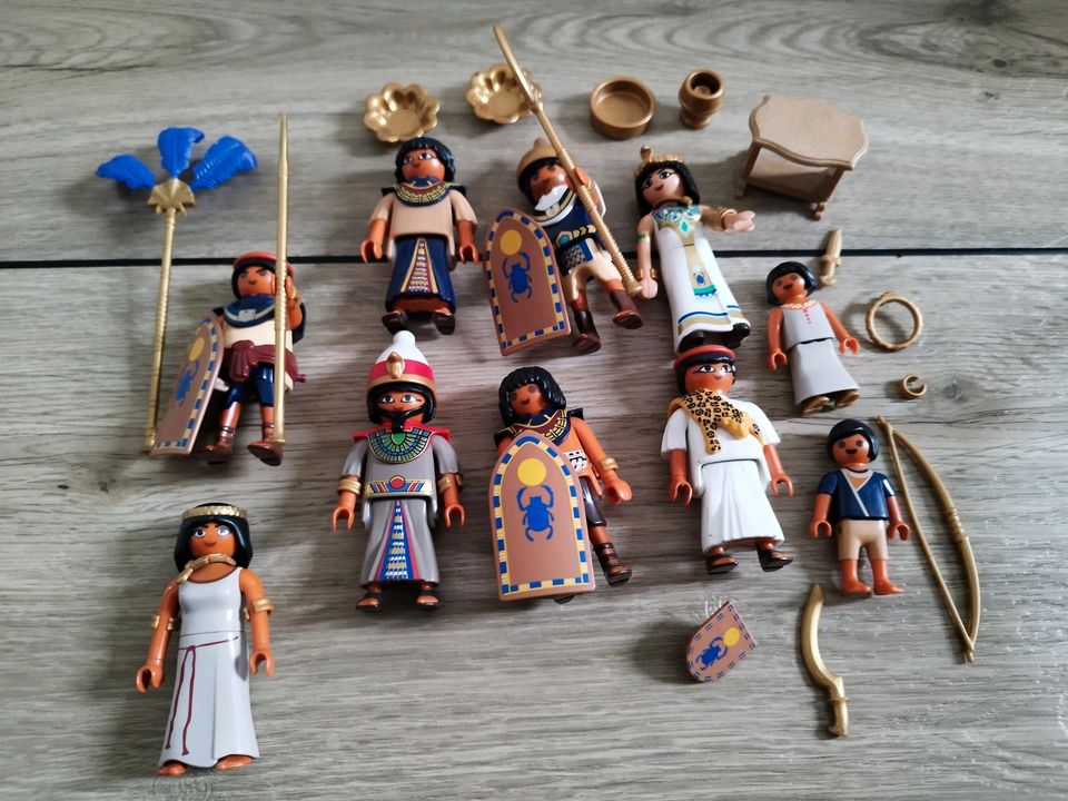 Playmobil Pyramide 5386 + zusätzliche ägyptische Figuren in Rickling