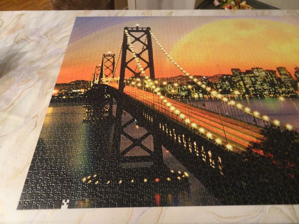 Puzzle  3000 Teile - San Francisco bei Nacht in Eschede