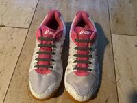 Asics Hallenschuh Gel C413N 37,5 weiß rosa Hessen - Rodgau Vorschau