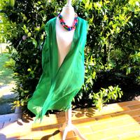 Chiffon Weste Hippie 44 42 XLgrün Seide durchsichtig Zara bershka Bayern - Neu Ulm Vorschau