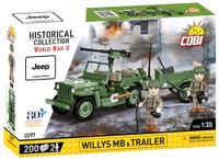 Cobi 2297 Willys MB mit Trailer1:35 Nordrhein-Westfalen - Hilchenbach Vorschau