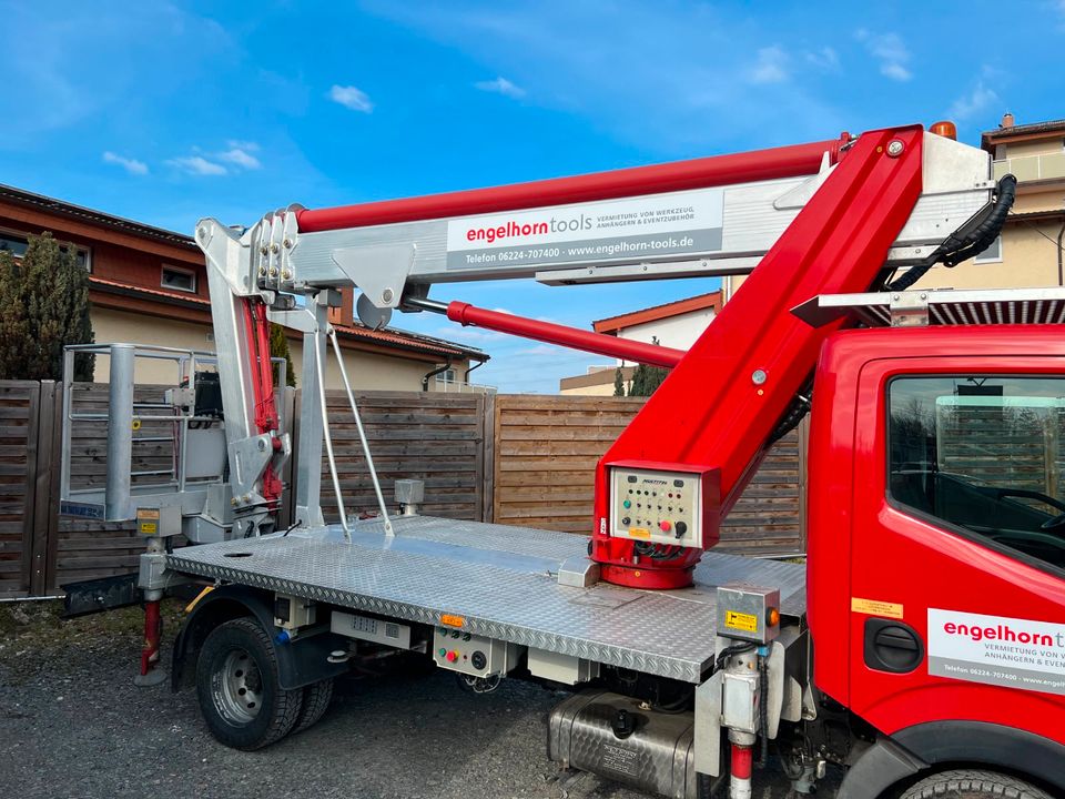 LKW Hebebühne / Arbeitsbühne / Hubsteiger zu vermieten in Leimen