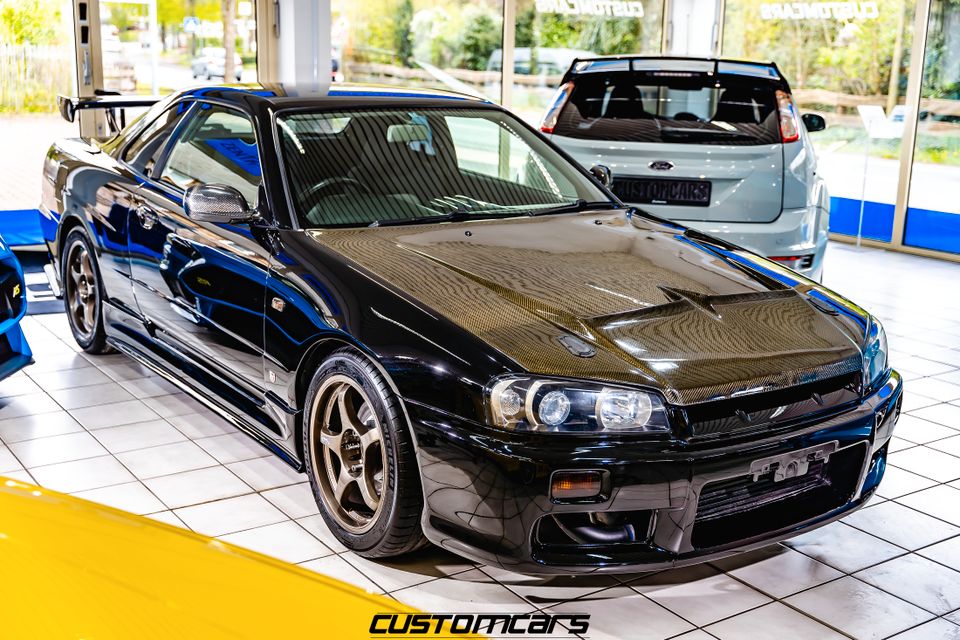 NISSAN SKYLINE R34 GTT RB25DET NEO 280PS TÜV NEU LACKIERT in Lennestadt