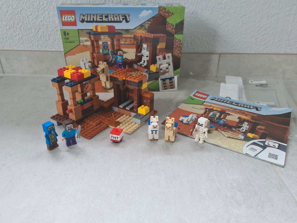 Lego Minecraft VOLLSTÄNDIG +OVP Der Handelsplatz 21167 in Arnstadt