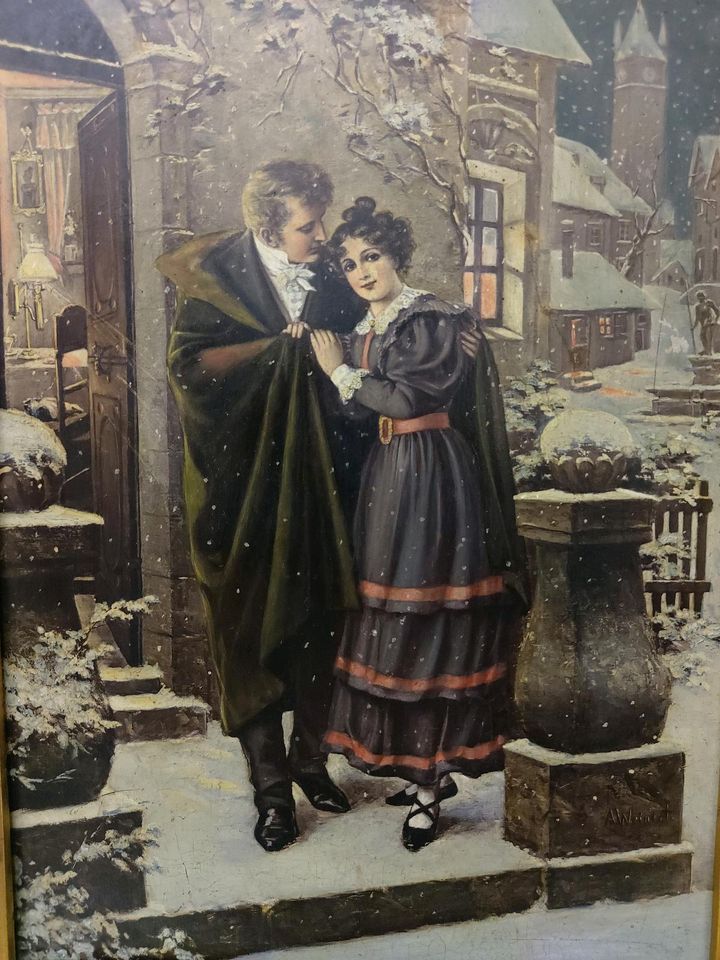 Schönes Altes Ölbild von Albert Weinert (1863-1947),signiert anti in Frankfurt am Main