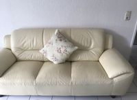 Designer Echt Leder Couch Garnitur 3 Sitzer 2 Sitzer Creme wNeu Nordrhein-Westfalen - Herzogenrath Vorschau