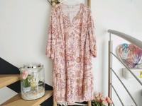 Neu XXL 52 Mia Moda Tunika Kleid rosé rosa Blumen bunt Boho Sachsen-Anhalt - Genthin Vorschau