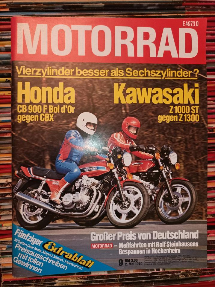 Motorrad Zeitschriften 1976-1979  4 Komplt. Jahrgänge im Schuber in Östringen