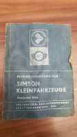 Betriebsanleitung für SIMSON Kleinfahrzeuge Ausgabe 1969 Bayern - Neumarkt i.d.OPf. Vorschau