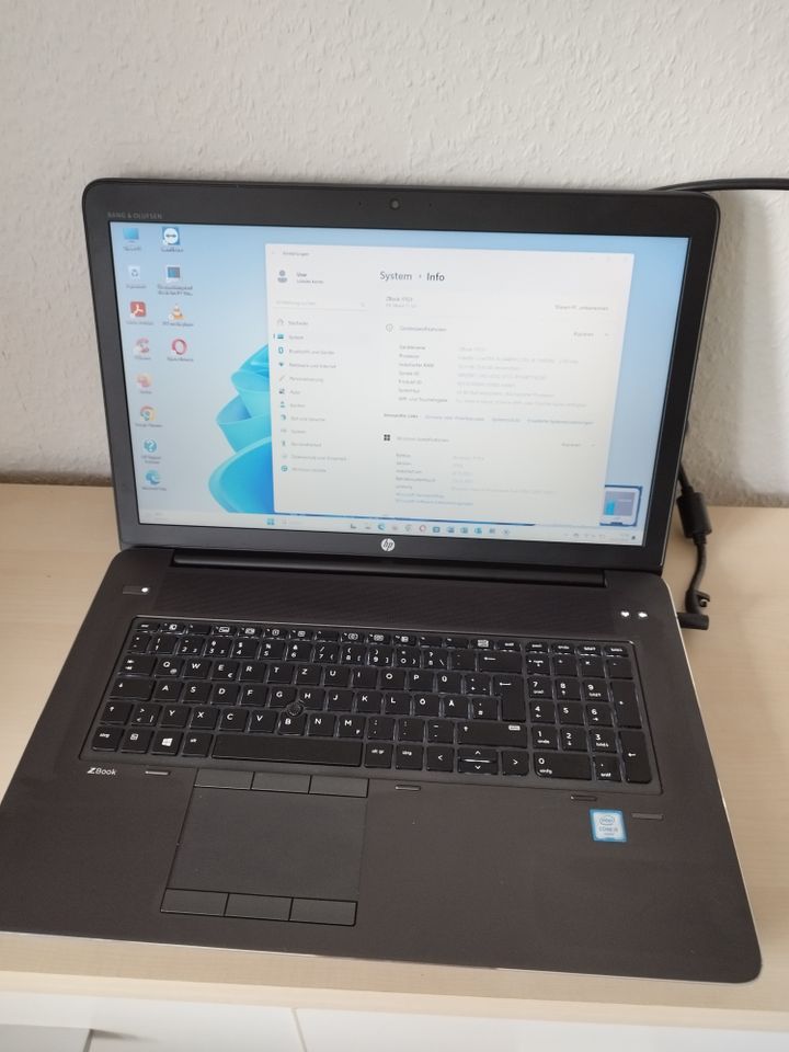 HP ZBook 32GB RAM 17 Zoll Windows 11 Office 2021 SSD + 1TB Dell in Hockenheim