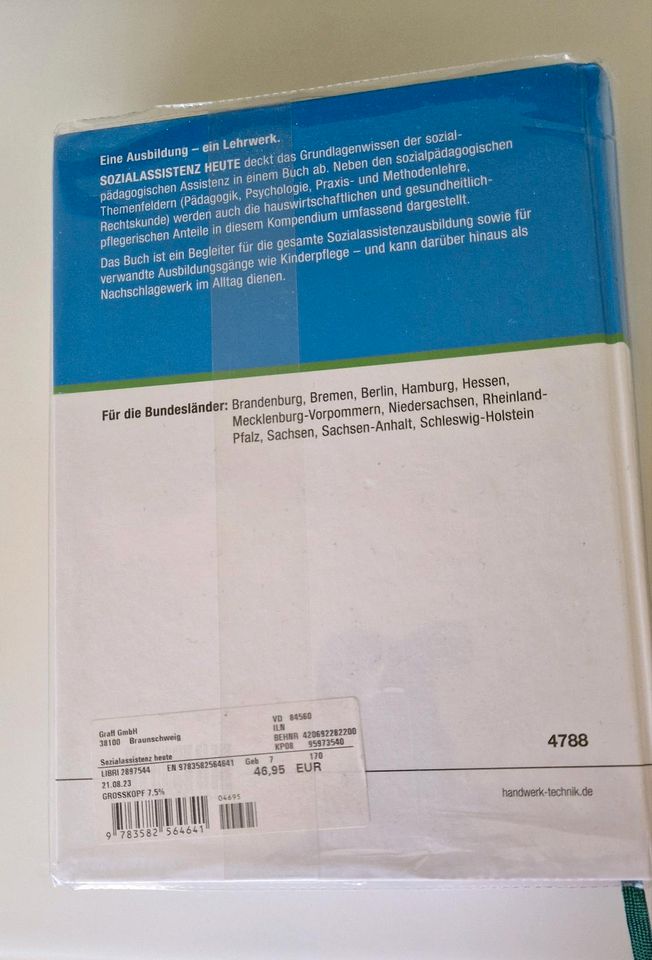 Sozialassistenz heute/Sozialpädagogische  Grundlagen/ 3.Auflage in Wolfsburg