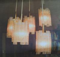 Doria Kaskaden Eisglas Vintage Lampe 5-armig 1970er Familienbes. Bayern - Bamberg Vorschau