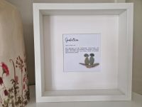 Steinbild Großeltern (Oma & Opa) handmade Bilderrahmen Nordrhein-Westfalen - Gescher Vorschau