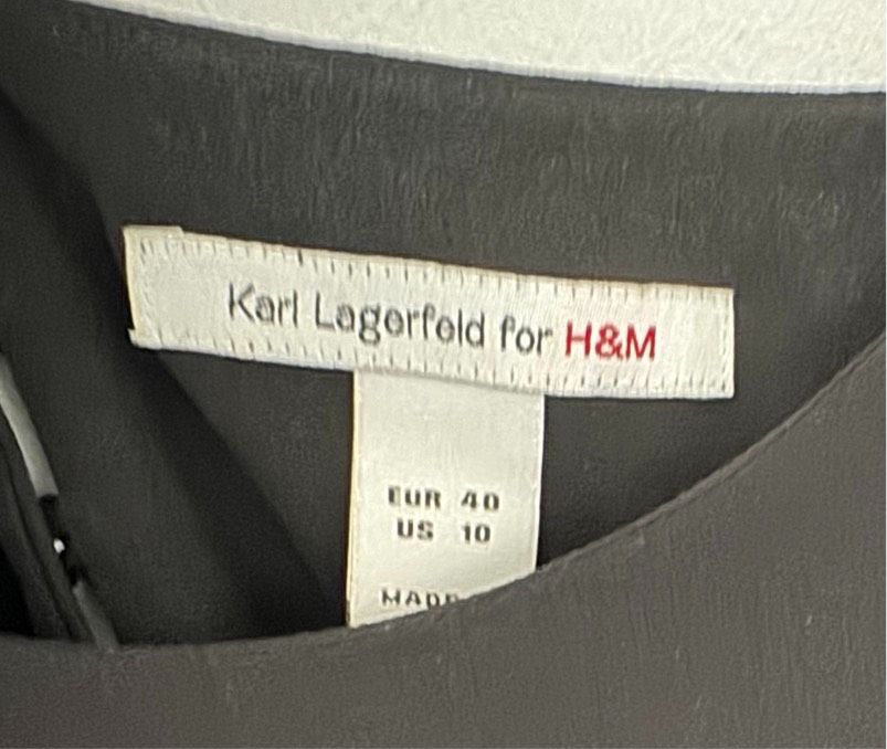 Karl Lagerfeld for H&M Kleid schwarz in München