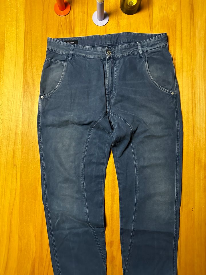 GANT Herren Chino Hose 33/32 L blau Sommerhose in München