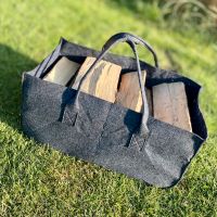 BRENNHOLZ FILZTASCHE (mit Holz), Kaminholz, Brennholzkorb Niedersachsen - Bröckel Vorschau