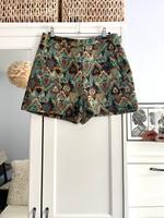 Zara jacquard printed High Waist Shorts tweed ethno boho L Hessen - Kelsterbach Vorschau