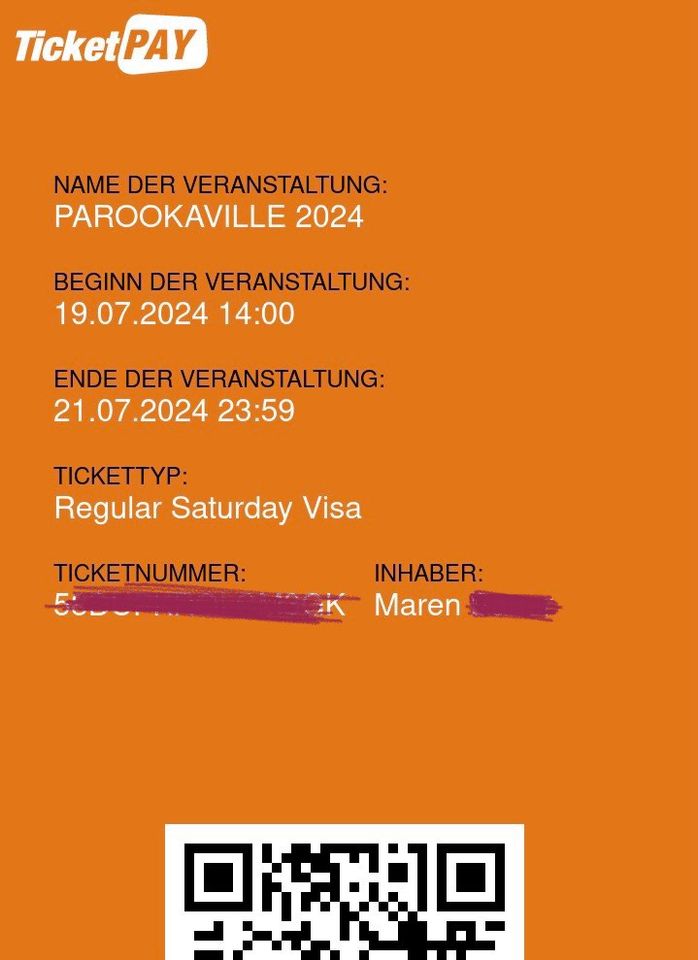 Regular Saturday Visa Ticket in Duisburg