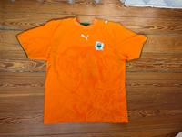 Trikot Elfenbeinküste Puma orange WM2006 World Cup Côte D‘Ivoire Friedrichshain-Kreuzberg - Friedrichshain Vorschau