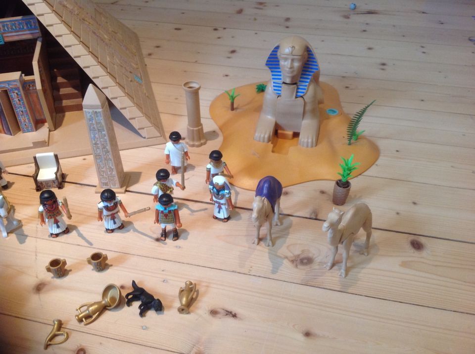 Playmobil Pyramide/Sphinx/ Pharaonentempel/Grabräuber mit Kamele in Neustadt in Holstein