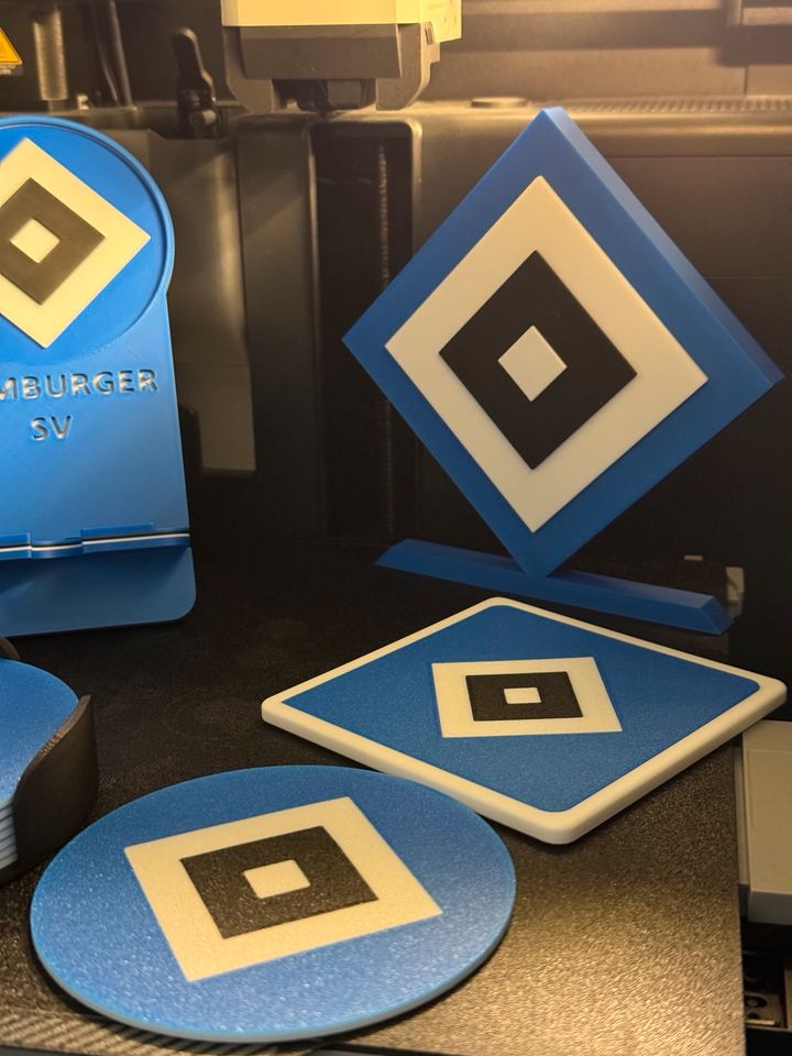 3d druck wie Beispiel Hamburger SV HSV Logo Fussballlogos in Eutin