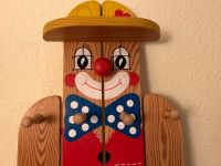 Garderobe für Kinder aus Holz mit Clown-Bemalung Niedersachsen - Adendorf Vorschau