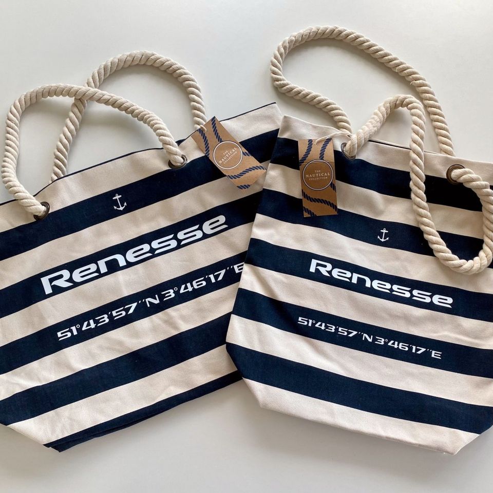 ╳ Strandtasche „Koordinaten“ ╳ Renesse / Sylt * Made with love in Viersen