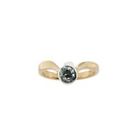 Diamant Gold Ring 750/18kt Gr.56 0,50ct Altschliff Kiel - Mitte Vorschau