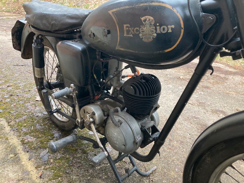 Excelsior 150 Oldtimer Motorrad aus England in Oberviechtach