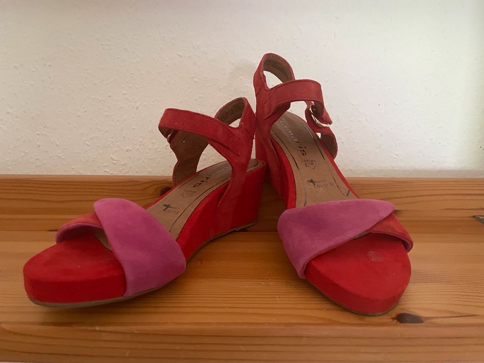 Sandalen Damen, 36, rot pink, 36, neu in Bad Rothenfelde