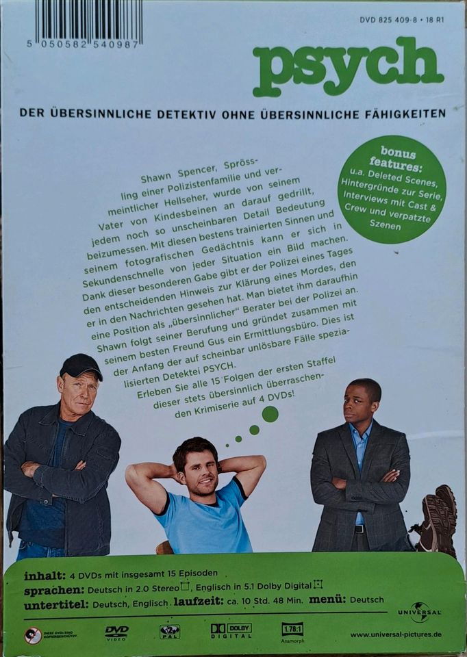 psych 1. STAFFEL DVD in Emmendingen