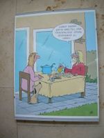 Uli Stein Cartoon Bild Bilder Poster inkl. Glasrahmen Humor Deko Hessen - Zierenberg Vorschau