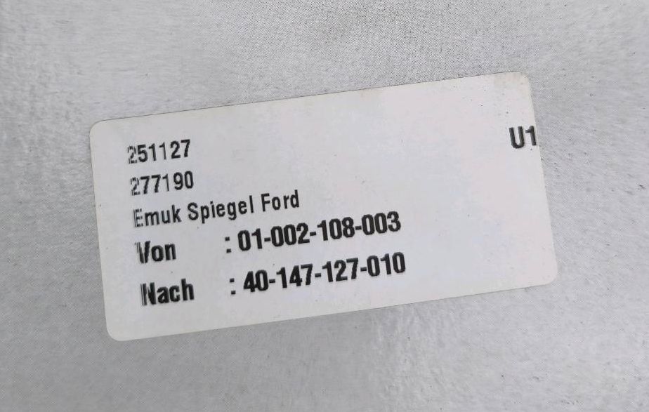 EMUK Spiegel Ford Wohnwagen in Heilsbronn