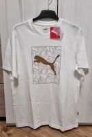 NEU Herren Puma Tshirt Größe M weiß gold unisex Nordrhein-Westfalen - Hagen Vorschau