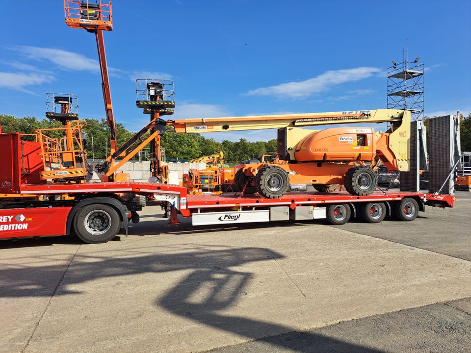 Transport von Baumaschinen bis 3,57 / Stapler bis 3,20 Meter Höhe in Ludwigshafen