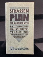 Straßenplan der Gemeinde Stein von 1937 Hessen - Idstein Vorschau