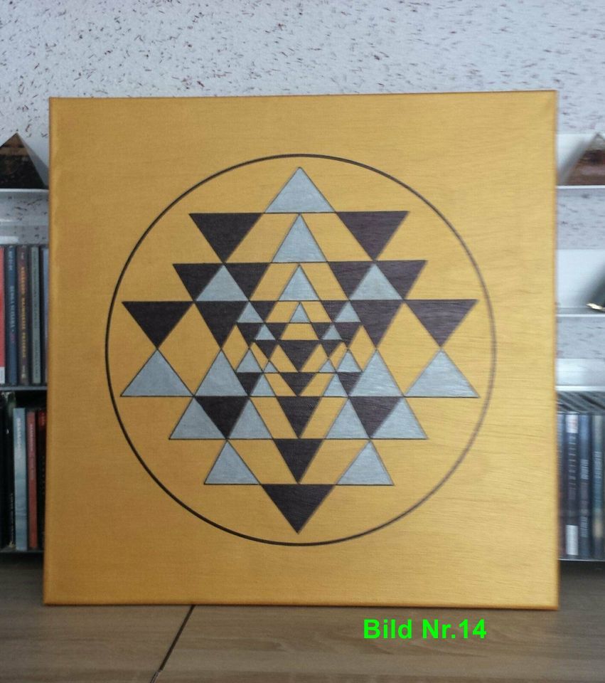 Bild auf Leinwand. Sri Yantra . in Unna