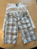 2er Set Kurze Hosen Bermudas Shorts Gr. 140 weiß kariert Kinder Berlin - Mahlsdorf Vorschau