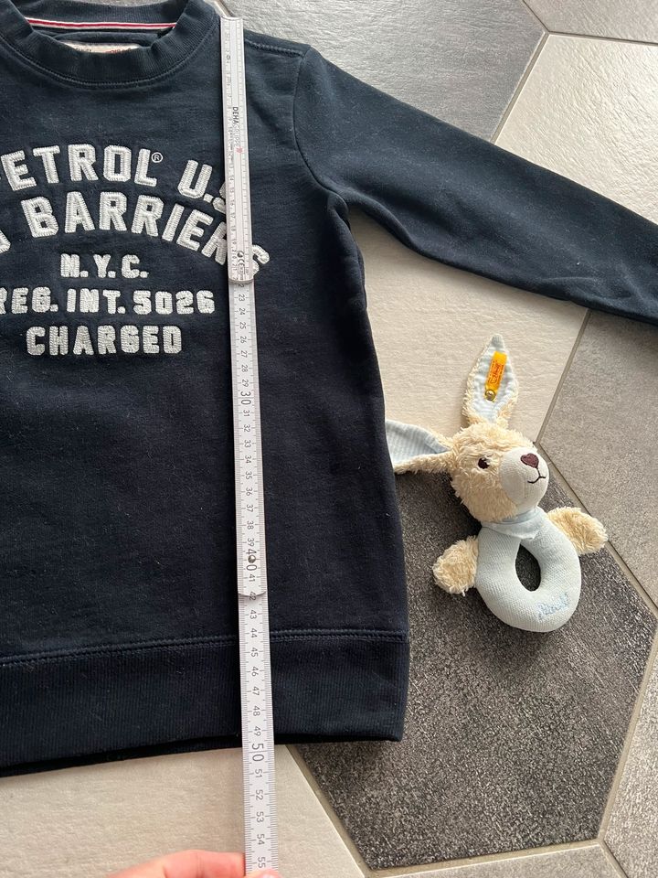 Petrol Pullover Pulli Gr. 116 top in Dornstetten