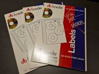 Labels für CD-R/CD-ROM 3x60 Stück Laser +Ink-jet boeder 113/37mm Hessen - Büdingen Vorschau