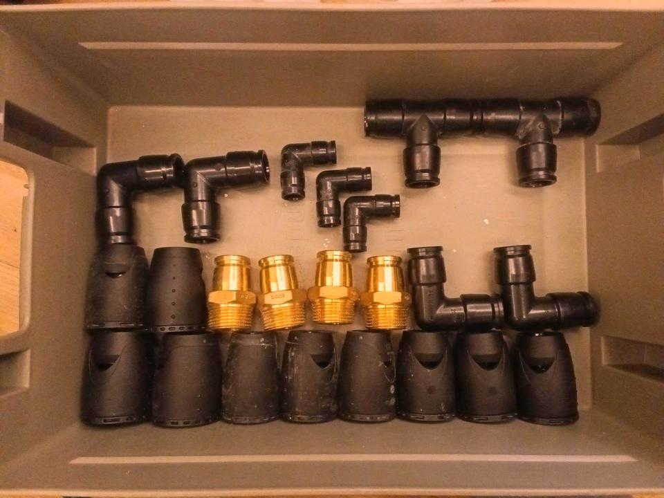 Neue +GF Steckfittinge 16 20 25 32 Adapter Winkel Übergang in Bad Staffelstein