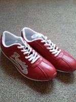 NEU !! Lederschuhe, rot, Gr. 37 Hessen - Eppertshausen Vorschau