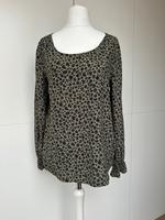 EDC Bluse langärmelig geblümt, Damen Gr M, oliv-schwarz Bayern - Neutraubling Vorschau
