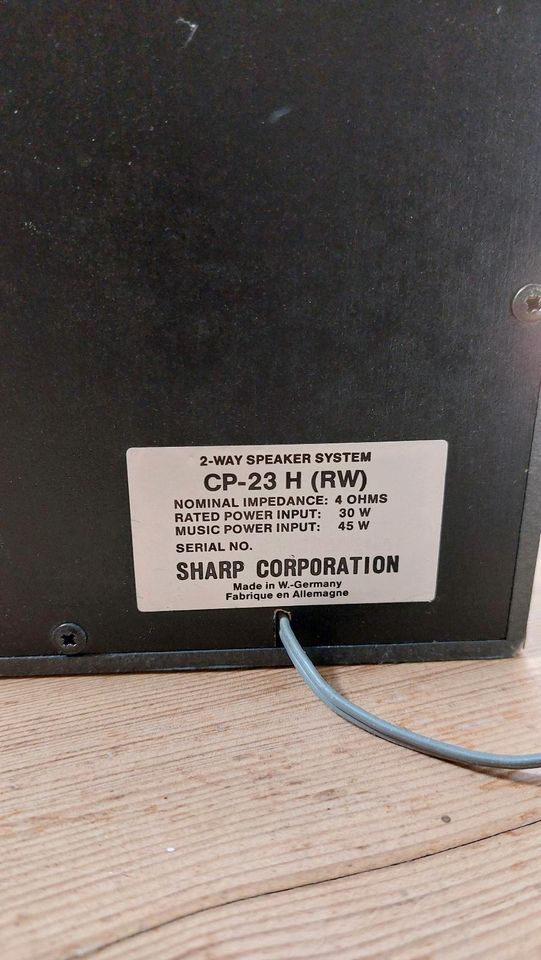 Speaker / Lautsprecher Sharp CP-23H 4 Ohm in Berlin