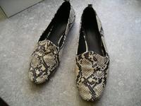 Ballerinas Gr. 36 von Hallhuber Reptilien Look mit Ledersohle Bayern - Neusäß Vorschau